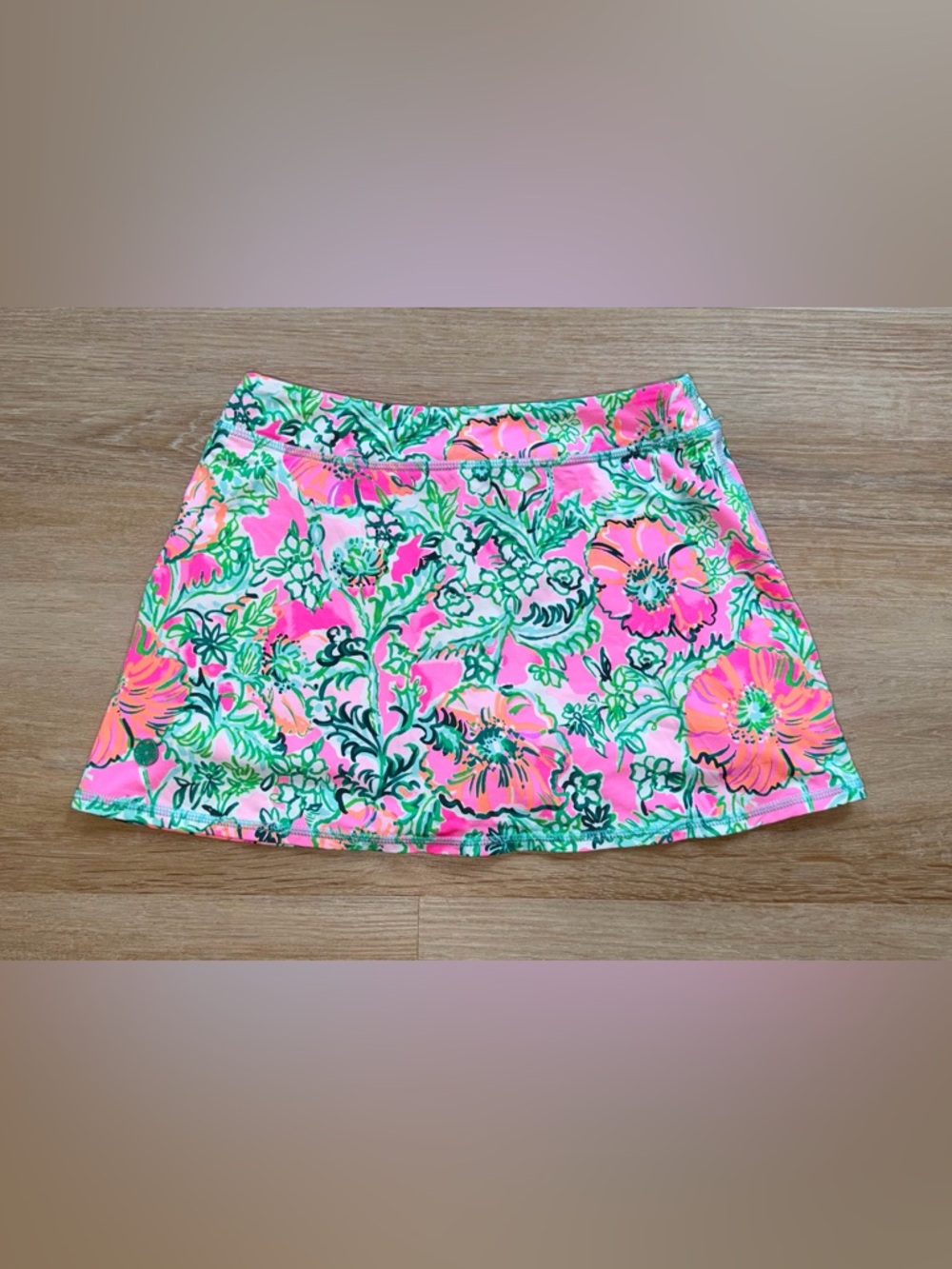 Lilly Pulitzer Girls Luxletic Perfect Poppy Aila Skirt